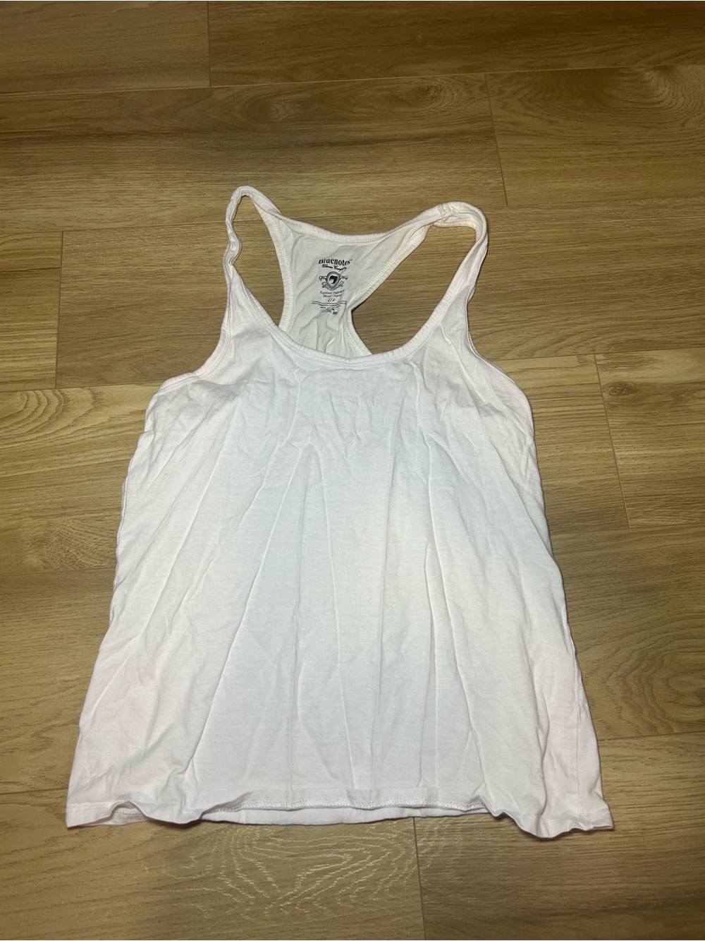 Bluenotes White Racerback Tank - Soft Everyday Layer